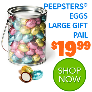 PEEPSTERS EGGS LARGE GIFT PAIL