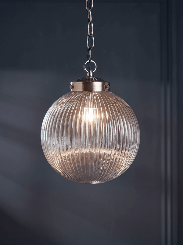 NEW Deco Round Fluted Pendant