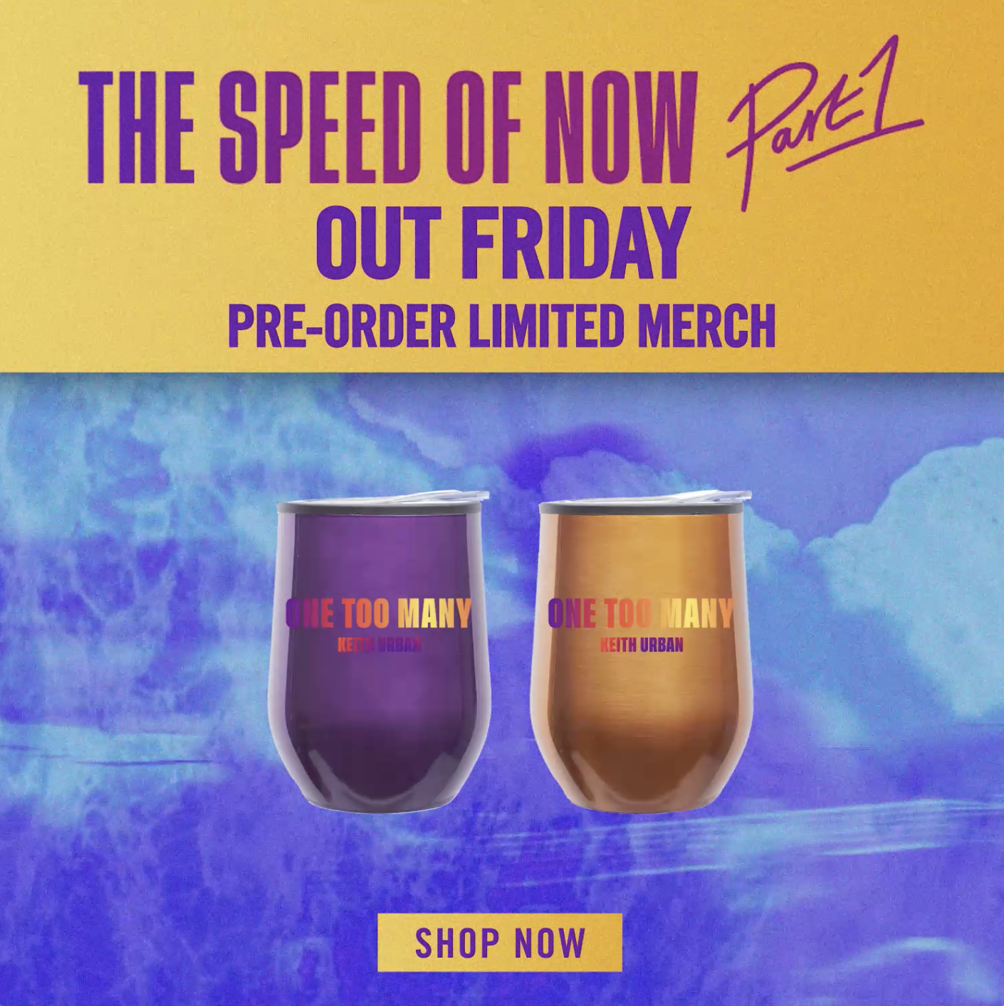 THE SPEED OF NOW Part 1 - pre-order limited edition merch
