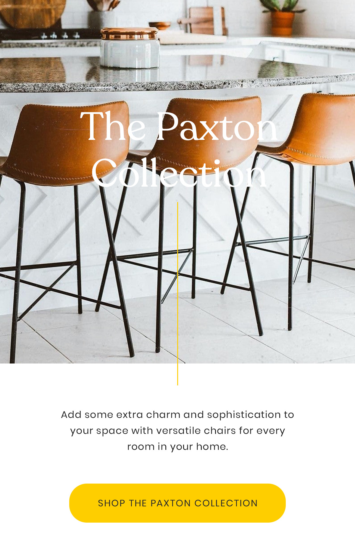 The Paxton Collection | Add some extra charm and sophistication to your space with versatile chairs for every room in your home. | Shop The Paxton Collection