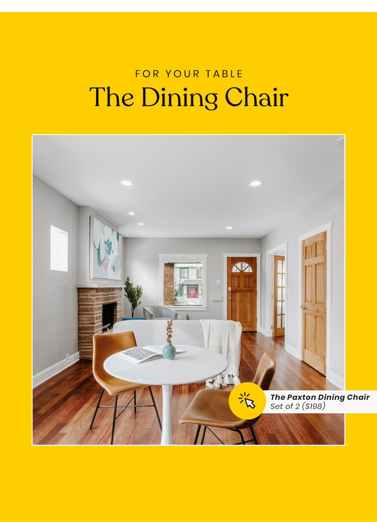 For Your Table | The Dining Chair | The Paxton Dining Chair Set Of 2 ($198)
