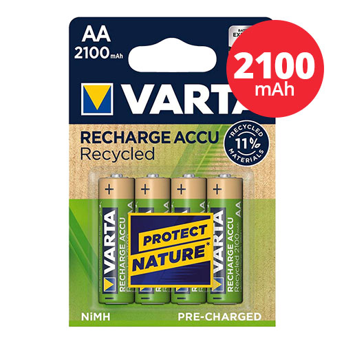 Varta AA 2100mAh Rechargeable Batteries - Only ?6.99