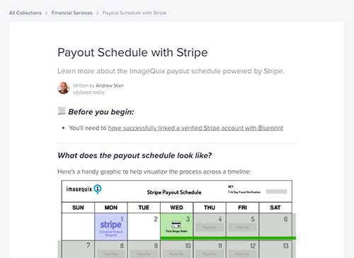 Stripe payout schedule for US & CA