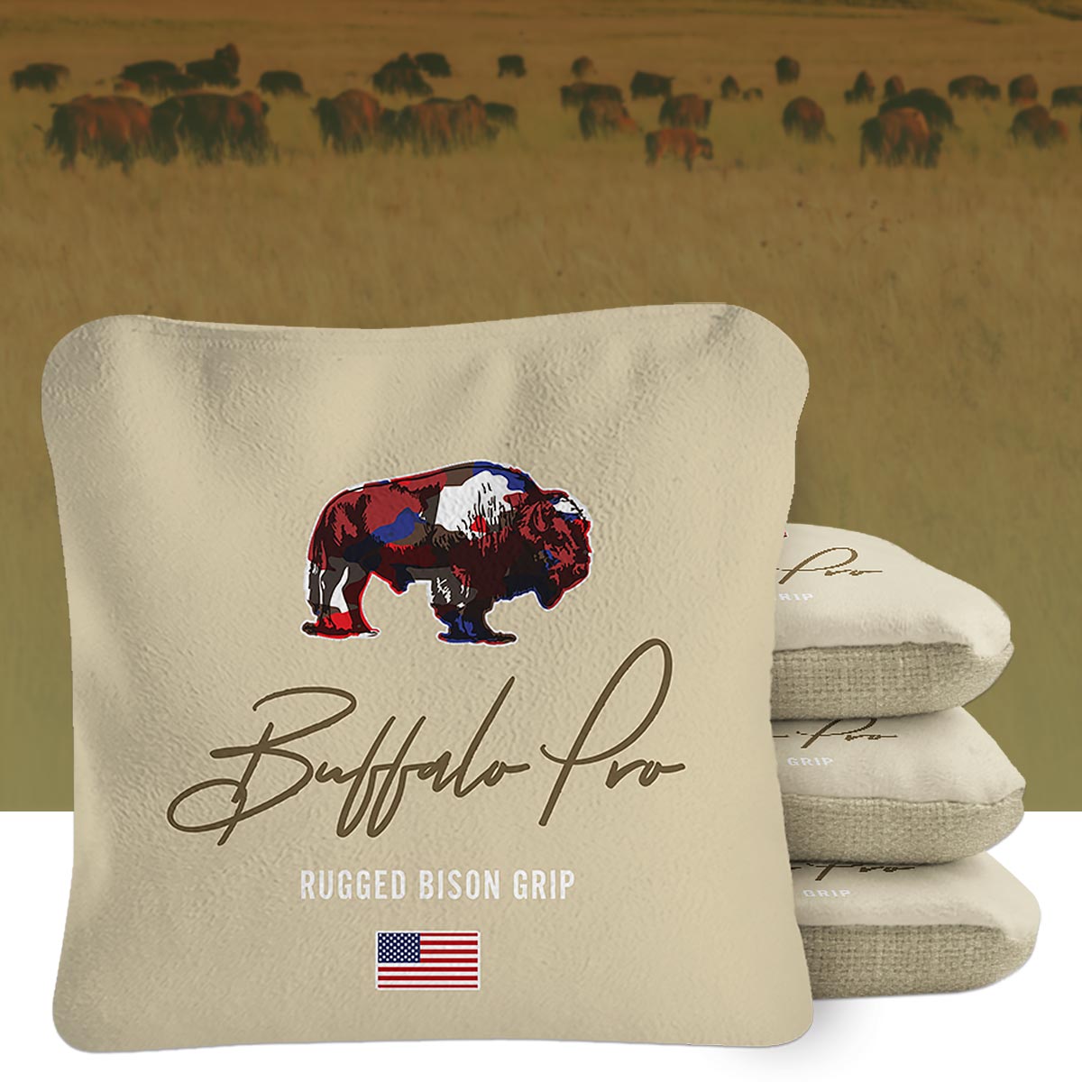 Celebrate National Bison Day with Synergy Buffalo Pro cornhole bags!