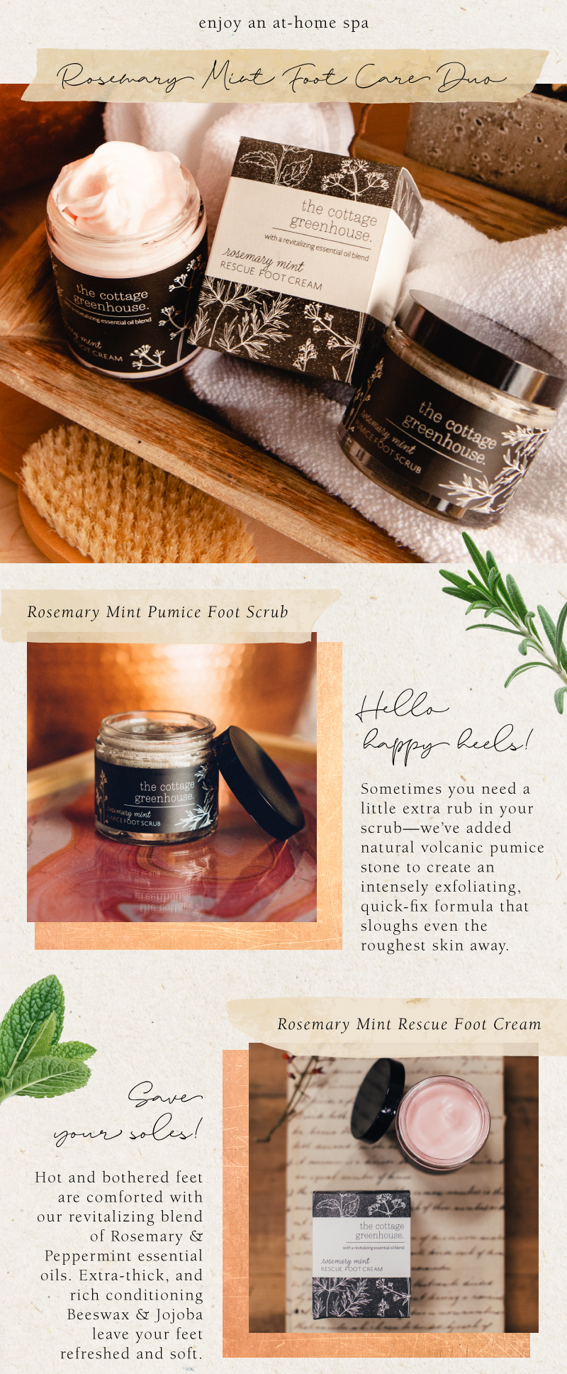 Rosemary Mint Foot Care Duo