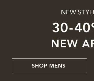 Shop Mens 30-40% Off New Arrivals