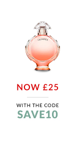 Paco Rabanne Olympea. Now ?25 with the code SAVE10.