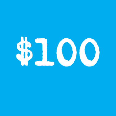 $100