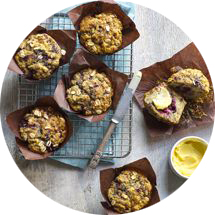 Berry Crumble Muffins