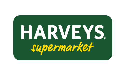 Available at Harveys Supermarket