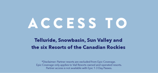 Access to Telluride, Snowbasin, Sun Valley and the six Resorts of the Canadian Rockies