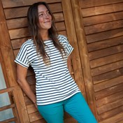 Esha Striped Jersey T-Shirt