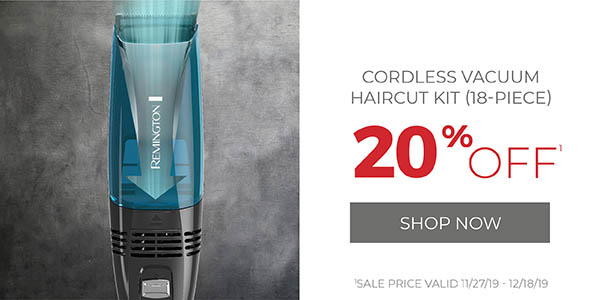 Cordless Vacuum Haircut Kit