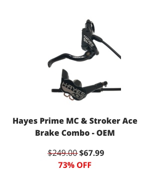 Hayes Prime MC & Stroker Ace Brake Combo - OEM