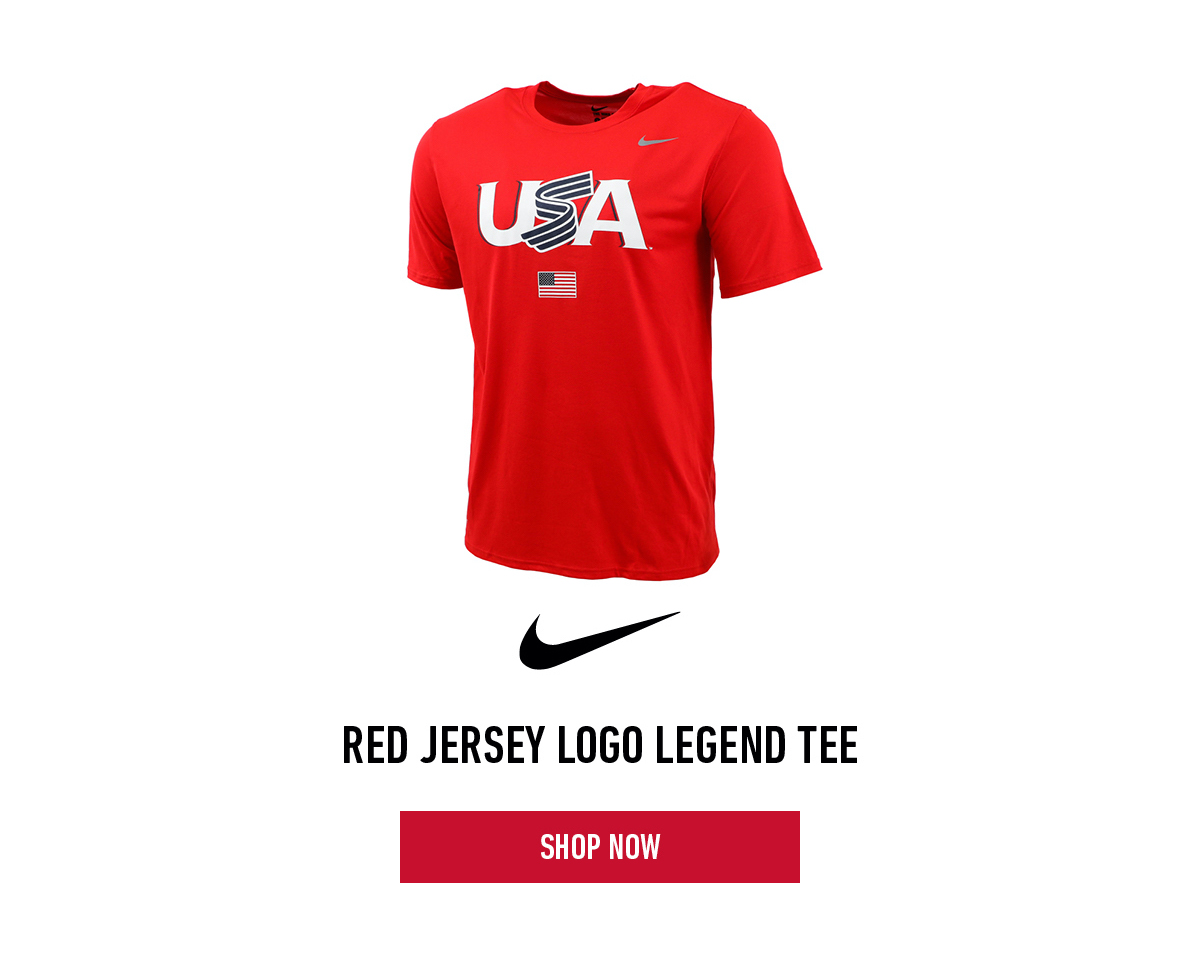 Red Jersey Logo Legend Tee