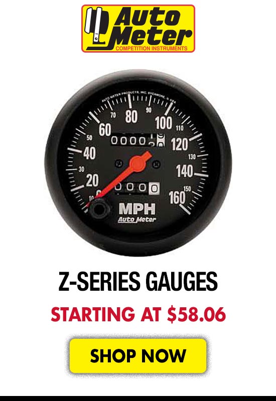 Auto Meter Z-Series Gauges - Starting at $58.06