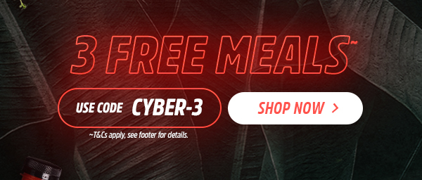 3 FREE MEALS - Use code: CYBER-3