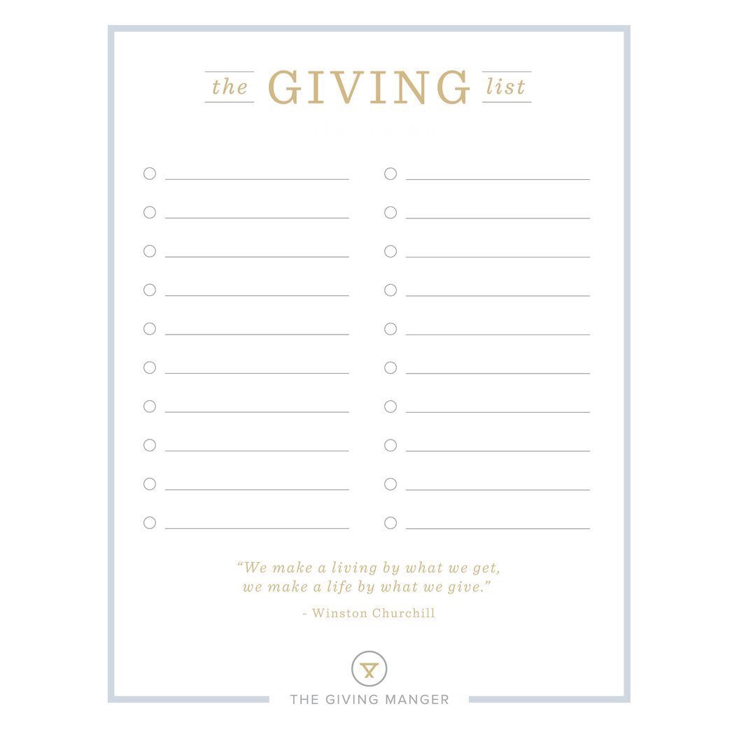 Image of The Giving List 