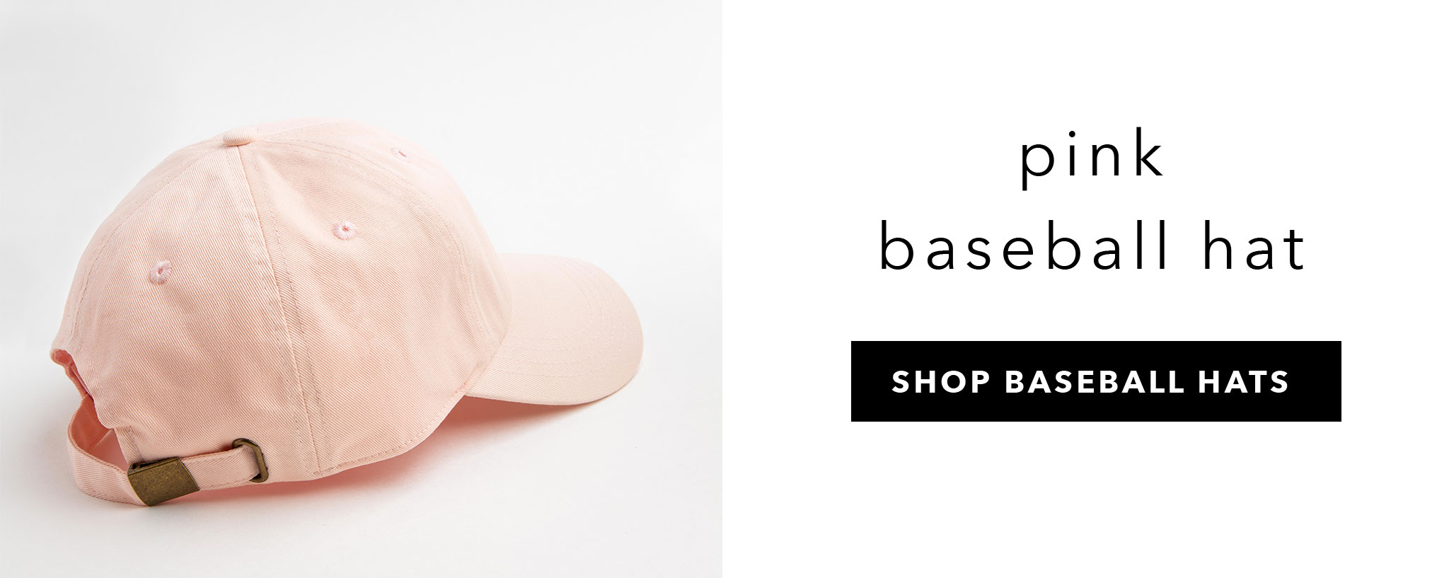 Pink Baseball Hat