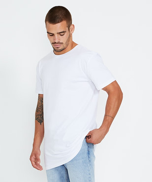 General Pants Co. Basics - Longline Tall T-shirt White