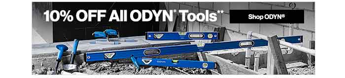 10% Off All ODYN? Tools**. Shop ODYN? Now.