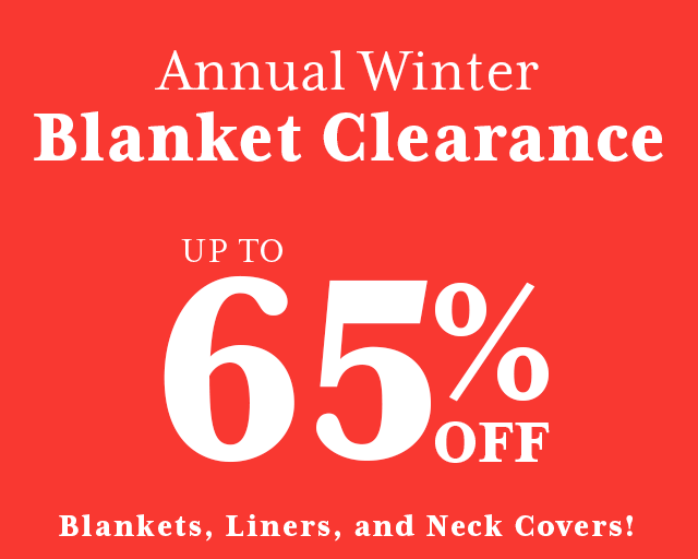 Winter Blanket Clearance: up to 65% off Blankets, Liners, and Neck Covers. 