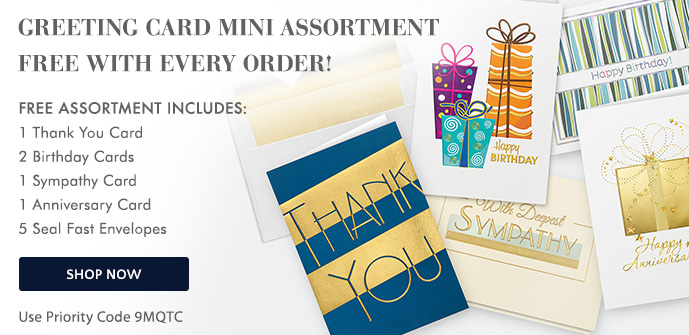 Greeting Card Mini Assortment Free With Every Order