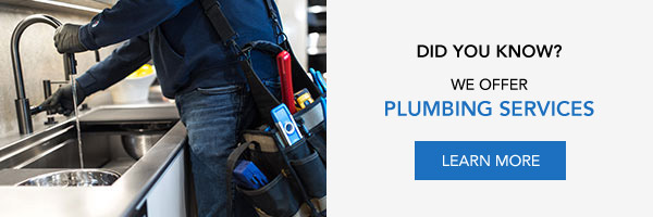 Did you know? We offer plumbing services