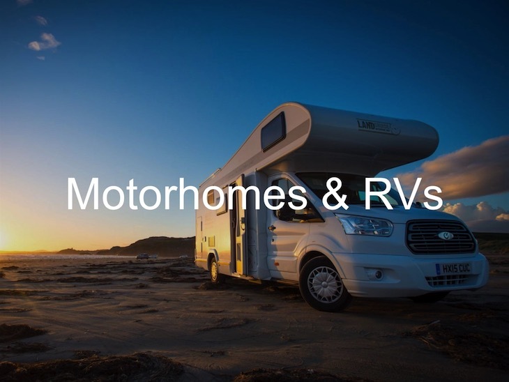 Motorhomes and RVs