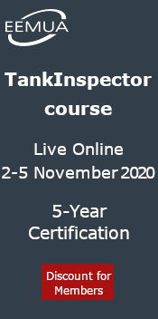 EEMUA TankInspector course Live Online November 2020