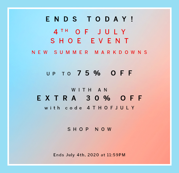 4th Of July Shoe Event