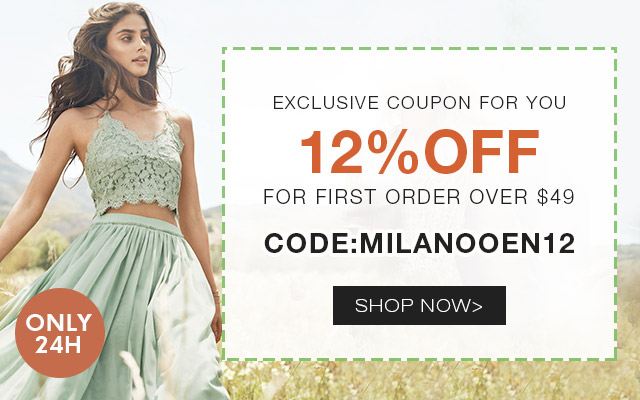 Exclusive 12% off Orders over $49 Code: MILANOOEN12