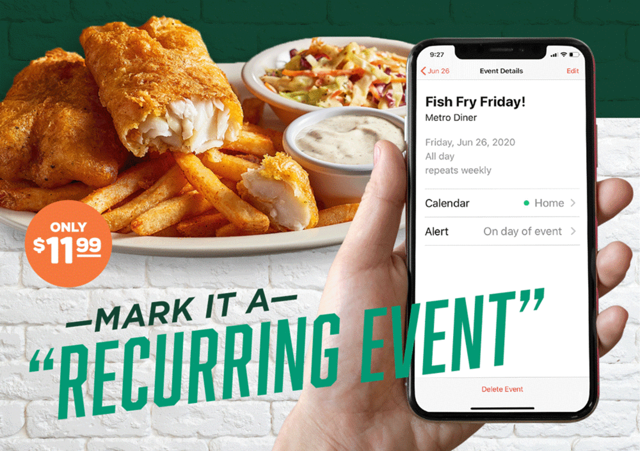 Join us for Fish Fry Friday - Every Friday!