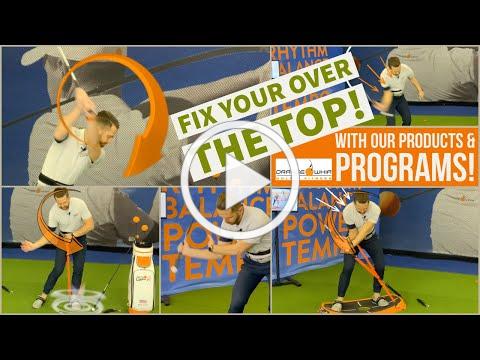 Fix Your Over the Top Slice Golf Swing Flaw with the Orange Whip Products and Programs!