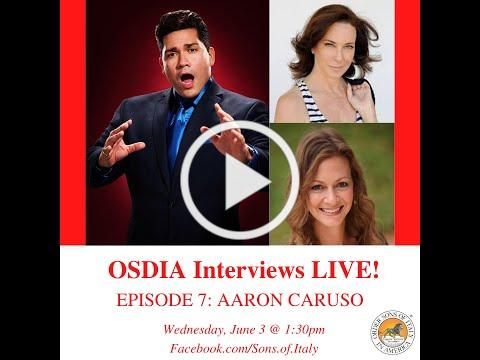 OSDIA Interviews LIVE!: Aaron Caruso