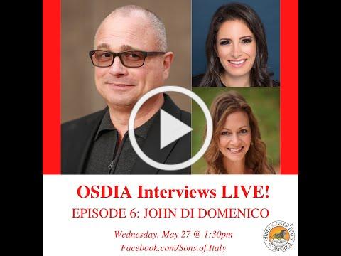 OSDIA Interviews LIVE!: John Di Domenico