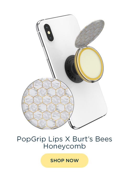 Shop PopGrip Lips X Burt''s Bees Honeycomb