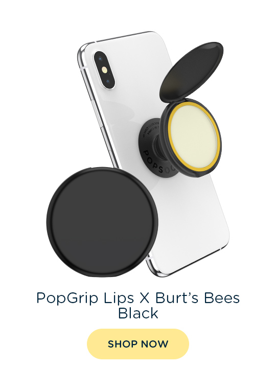 Shop PopGrip Lips X Burt''s Bees Black