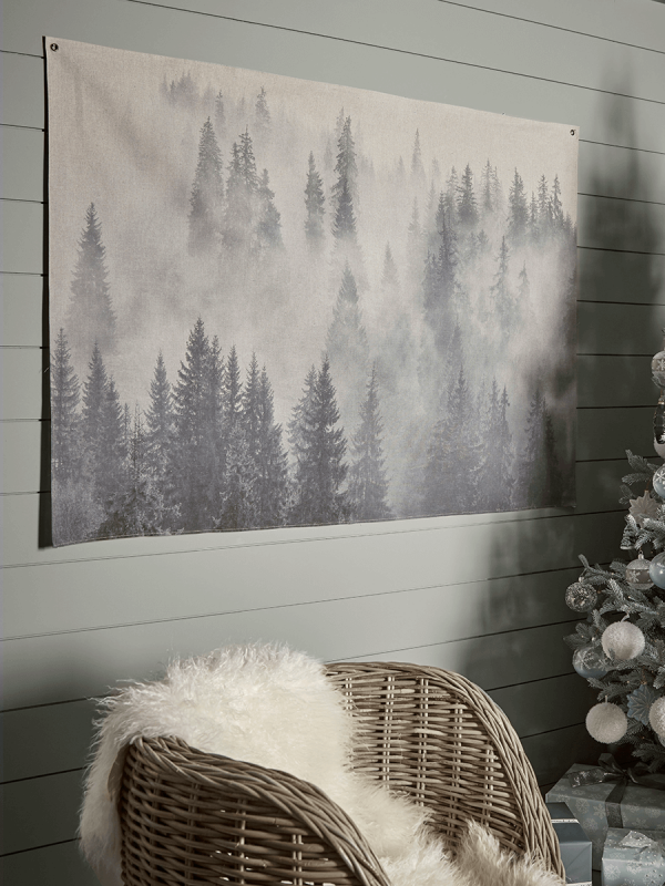 NEW Alpine Trees Canvas Hanging