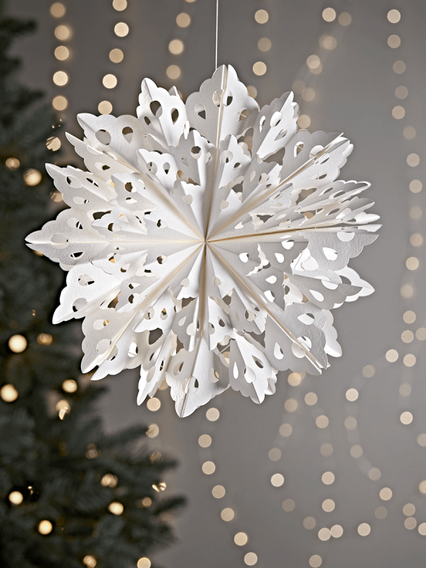 NEW Two Kirigami Snowflakes - Filigree