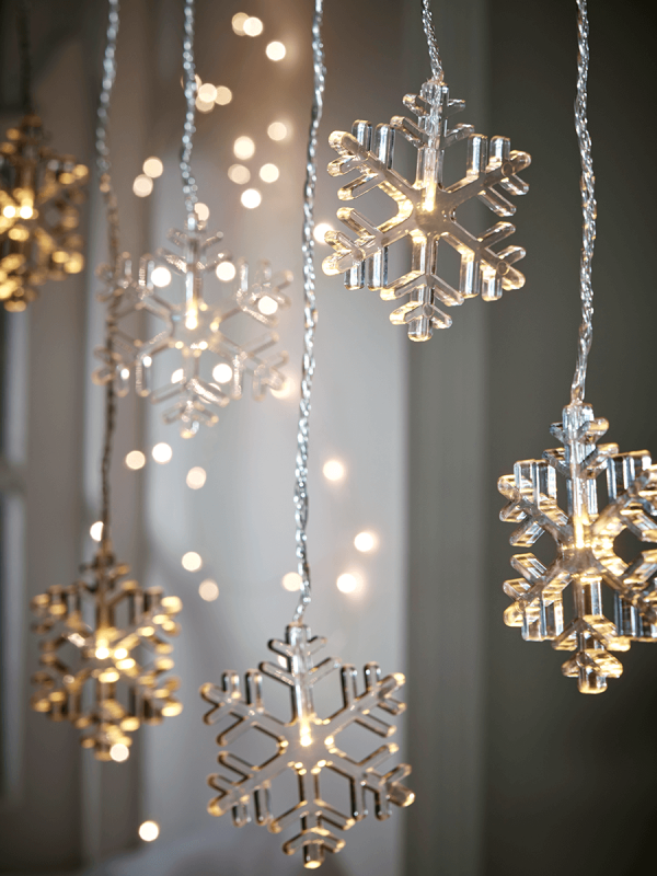 Snowflake Light Garland