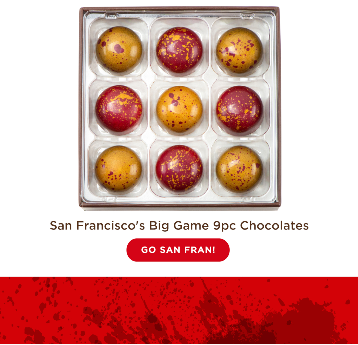 San Francisco 49ers Chocolates