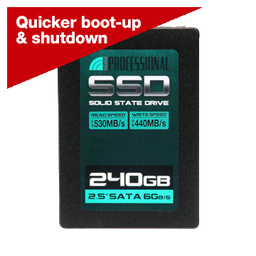 Inland Professional 240GB SSD 3D TLC NAND SATA III 6GB/s 2.5 in. Internal Solid State Drive (240G)