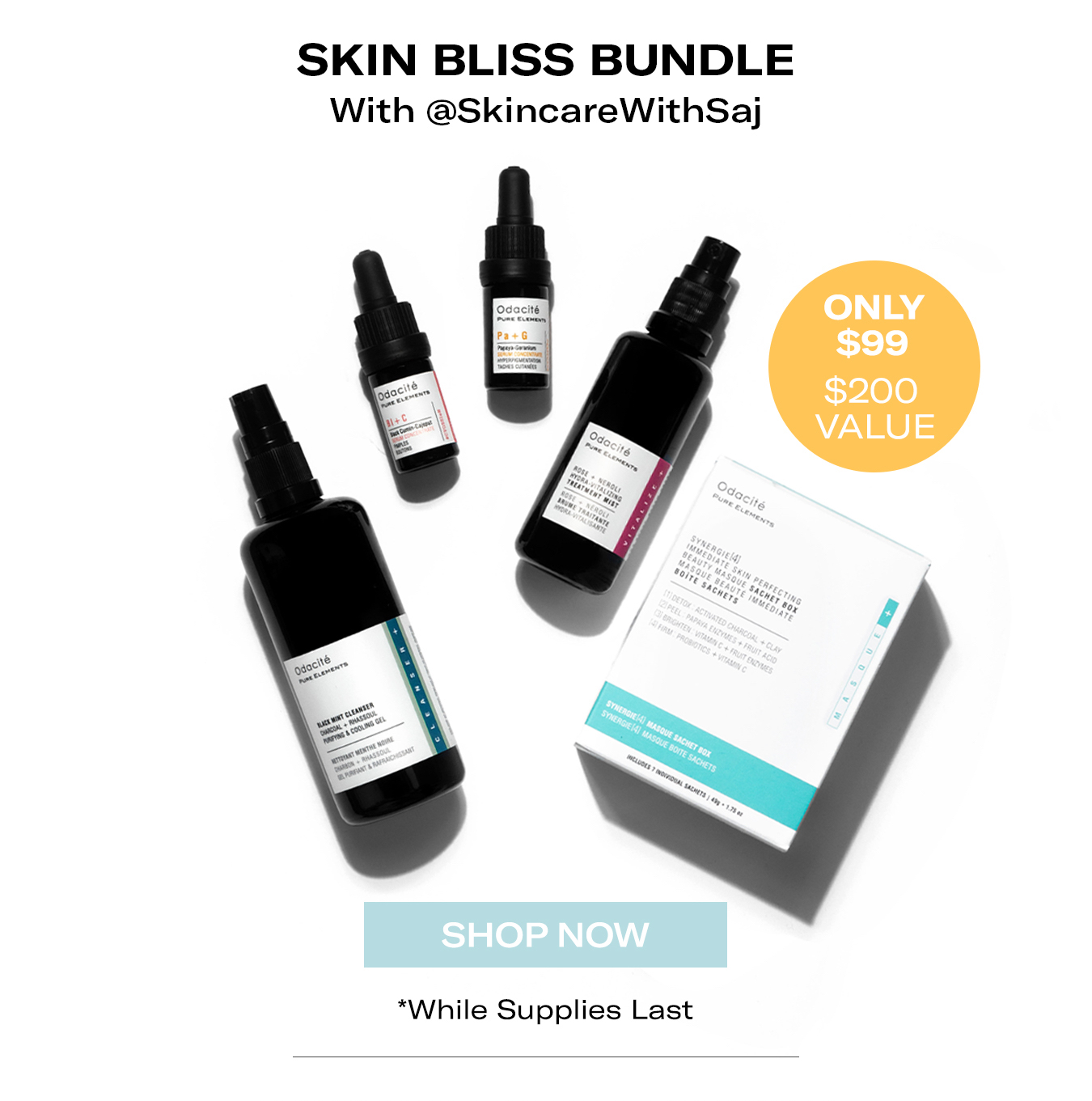 Skin Bliss Bundle. $200 Value, Only $99.