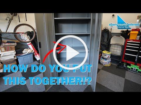 How to Assemble Secure Storage Cabinets - FEDMAX | DIY With Bob