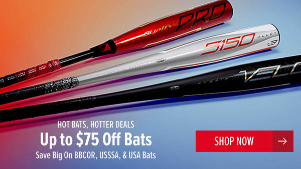 Shop Top Bats & Save Up To $75 Now