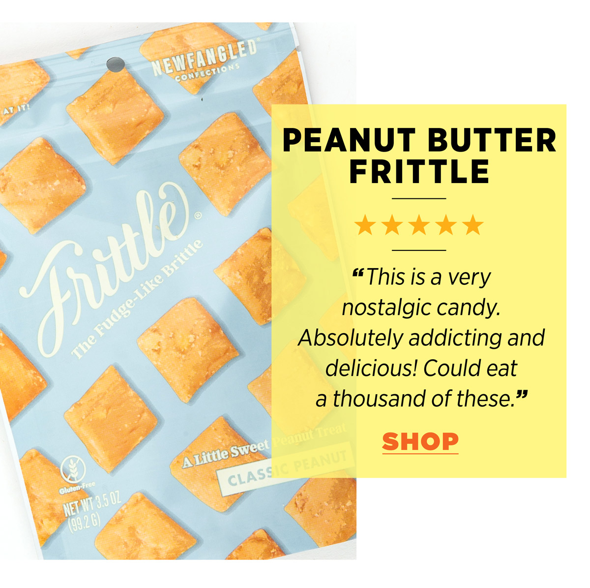 Peanut butter frittle