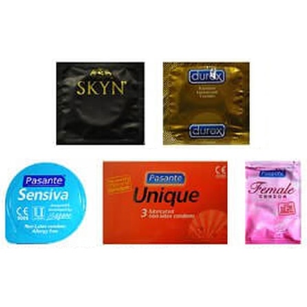 Non-Latex Condoms Trial Pack (7 Pack)