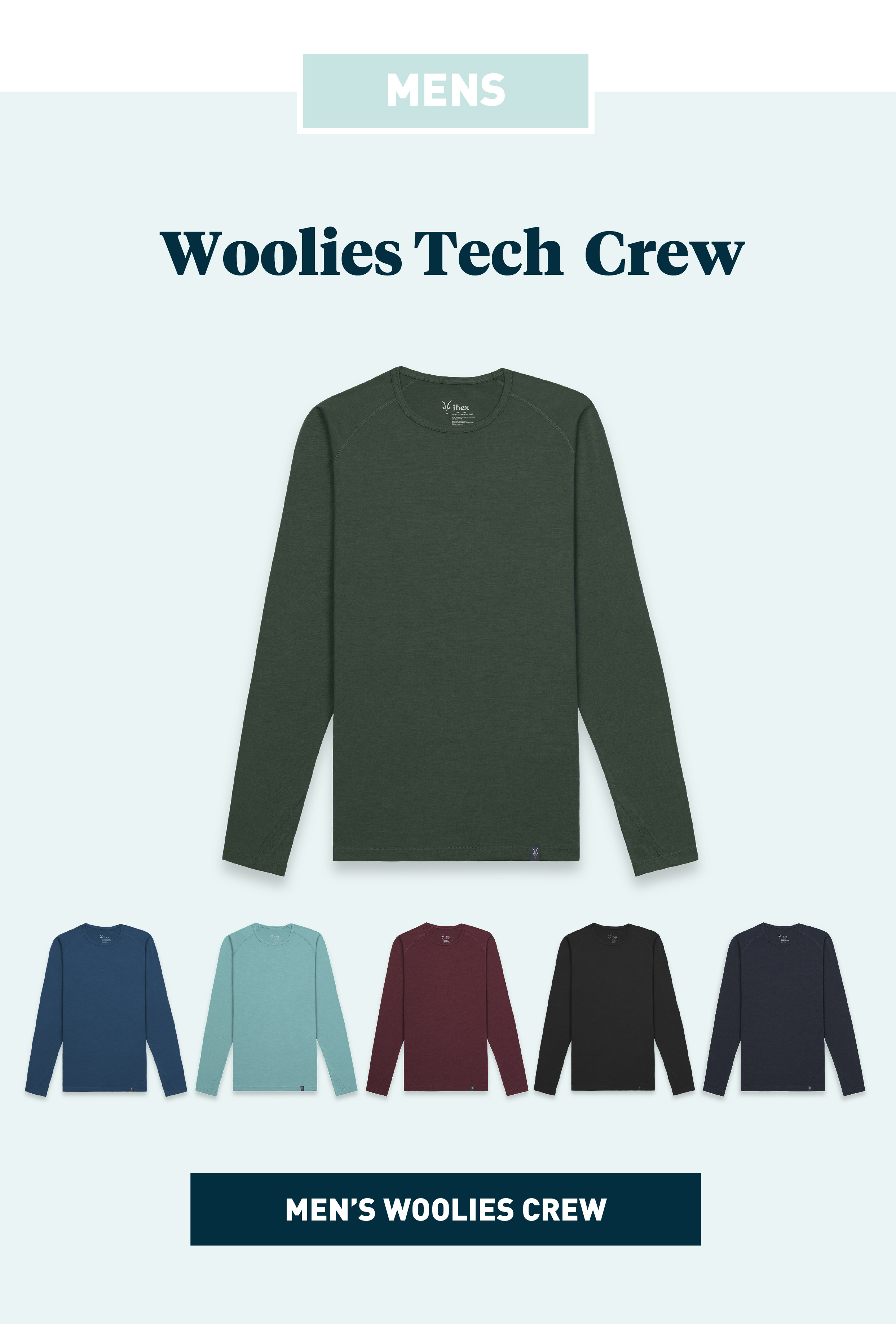 Men''s Woolies Crew
