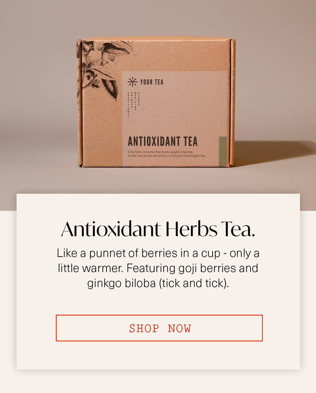 Antioxidant Herbs Tea